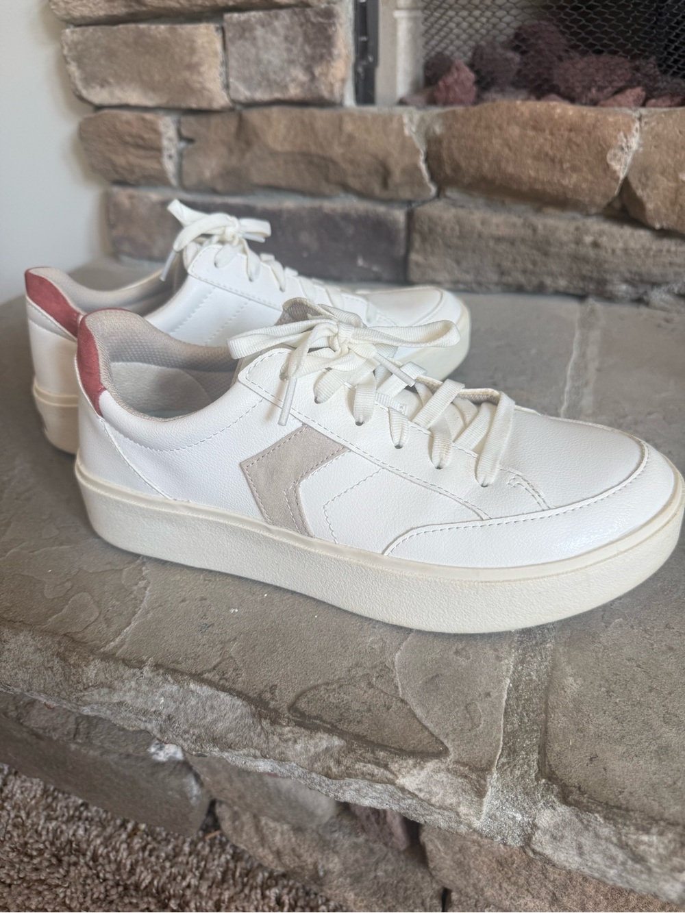 Dr. Scholls Women's Madison Lace Platform Sneakers Size 8.5 White - Picture 2 of 10